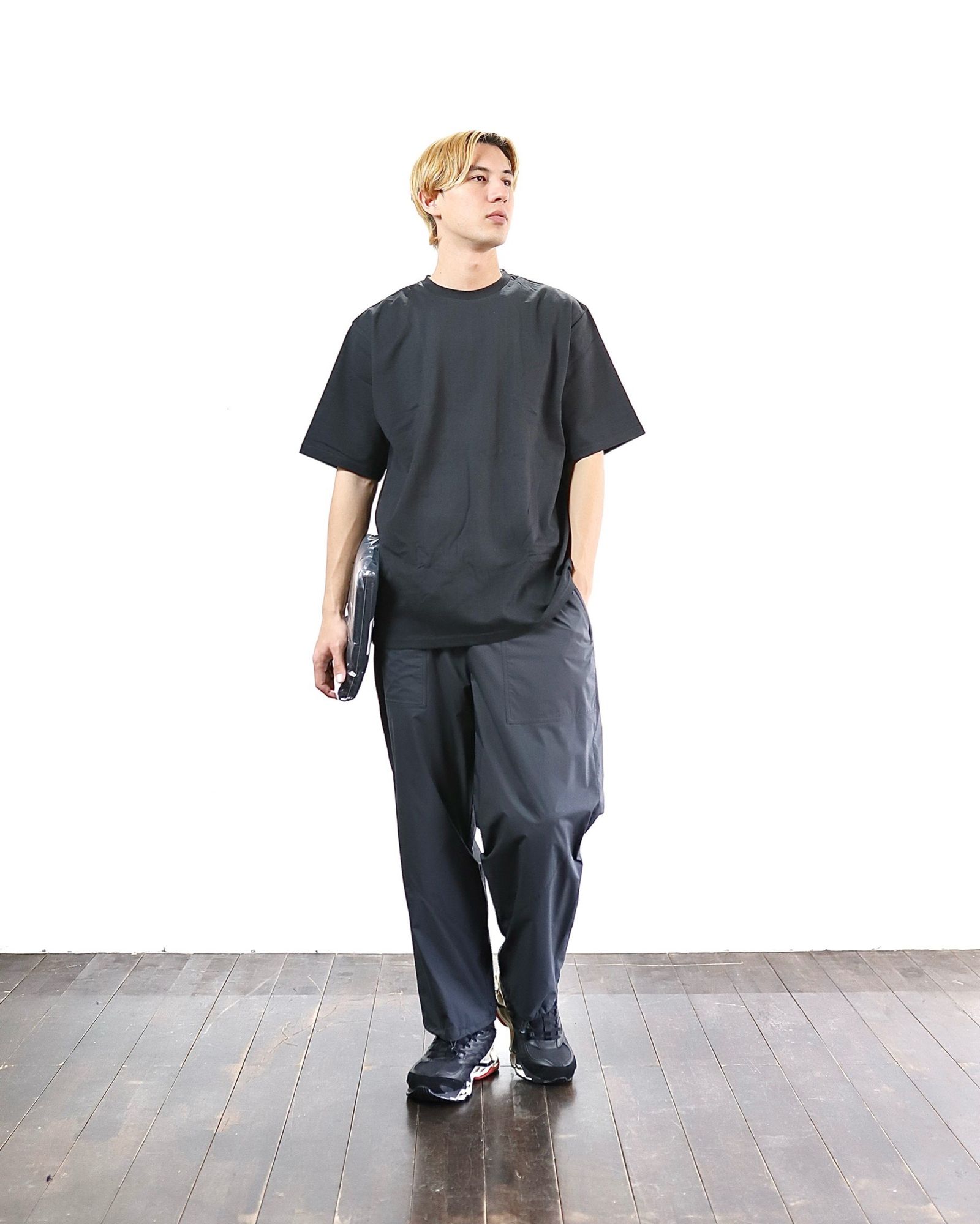 2枚セット★ Graphpaper ブラック パックT Graphpaper - グラフペーパー パックTシャツ 2-Pack S/S Pocket