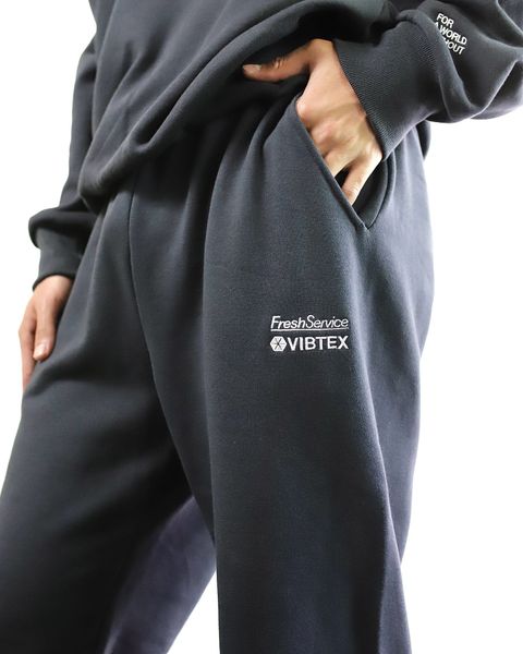 VIBTEX for FreshService 24SS  SWEAT CREW NECK PULLOVER(GRAY) style 2024.5.17