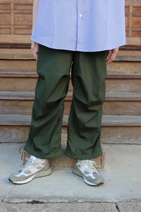 is-ness×THOMAS MASON VENTILATION SHORT SLEEVE SHIRT"BLOCKS STRIPE"style.