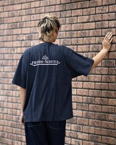 フレッシュサービス CORPORATE PRINTED S/S TEE "FF"(FSC263-70137)NAVY☆7月25日(土)新作発売！