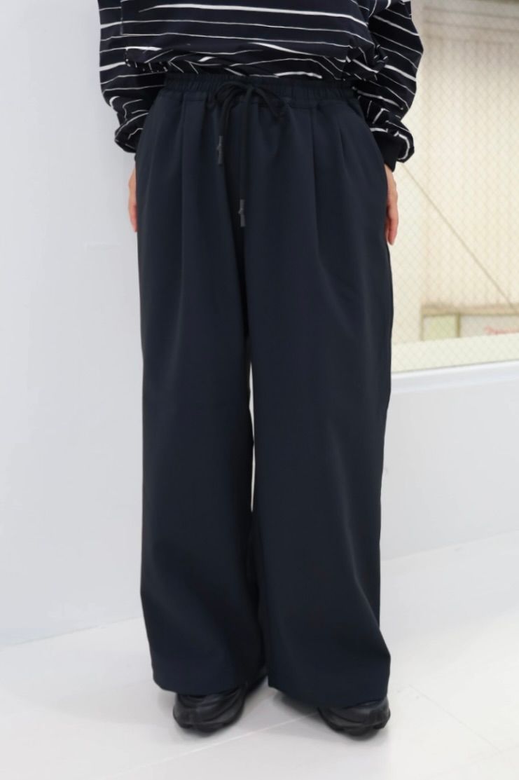 S.F.C 25FW エスエフシー WIDE TWO TUCK BAGGY PANTS (SFCFW25P07)Black