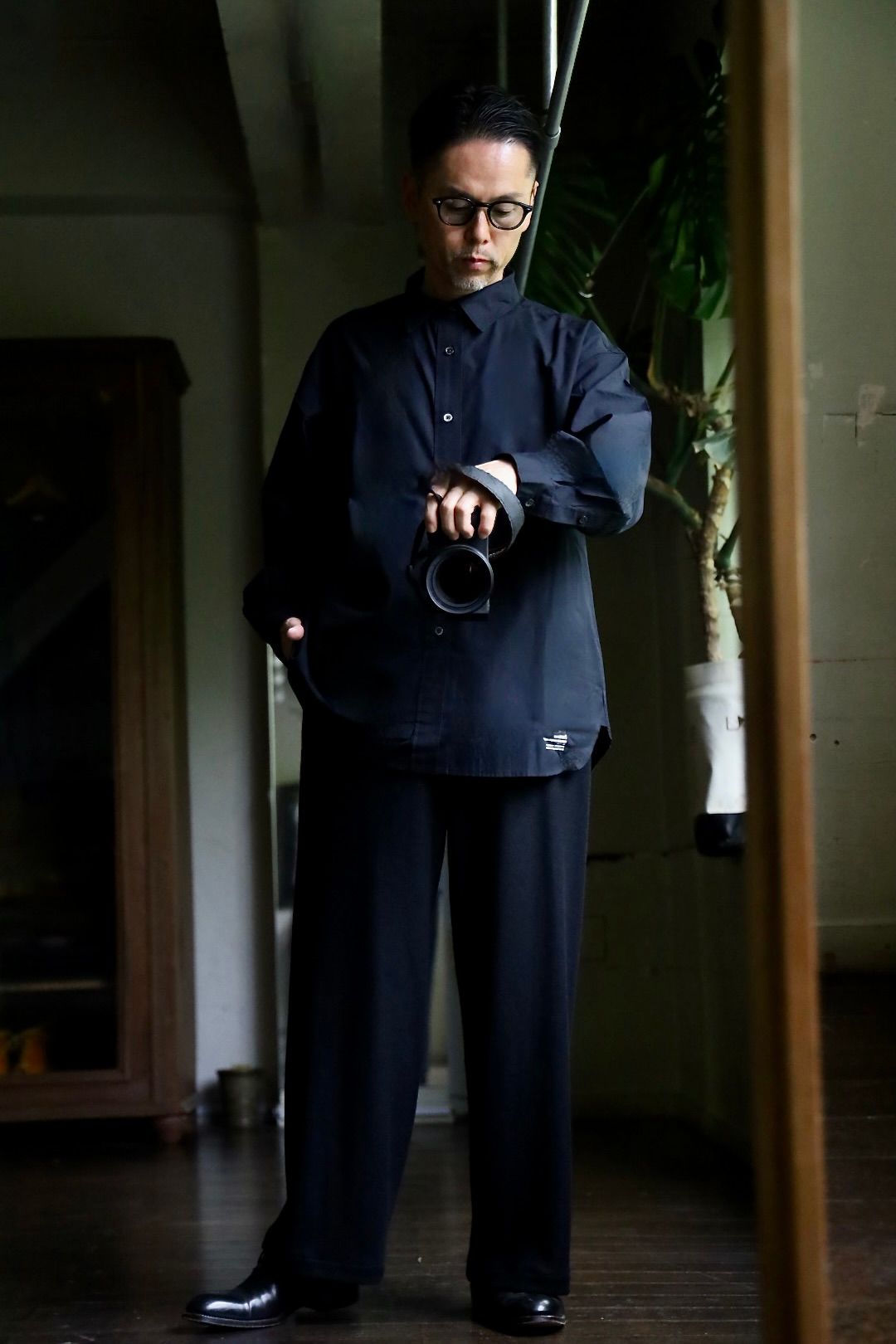 フレッシュサービス CORPORATE UNIFORM L/S SHIRT(FSC253-50105B)BLACK☆8月9日(土)発売！