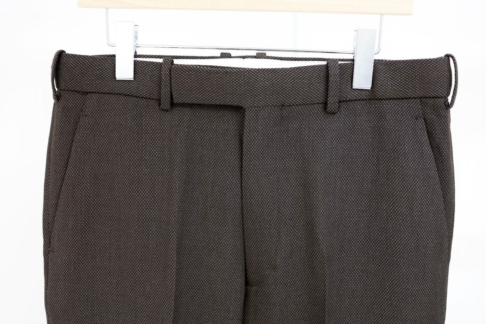 マーカ 26AW REGULAR FIT STRAIGHT TROUSERS(M26C10PT03C) BROWN BIRD’S-EYE☆新作発売！