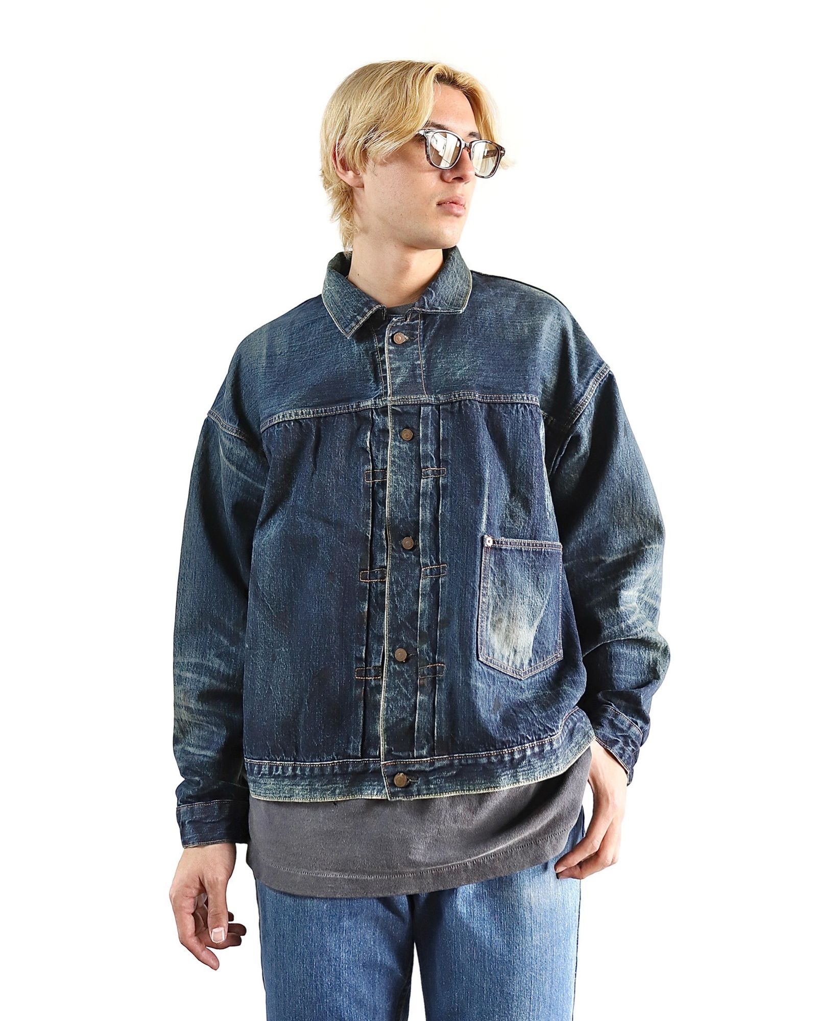 L60566665㎝SAINT M××××××ベルベルジンコラボFIRST DENIM JACKET