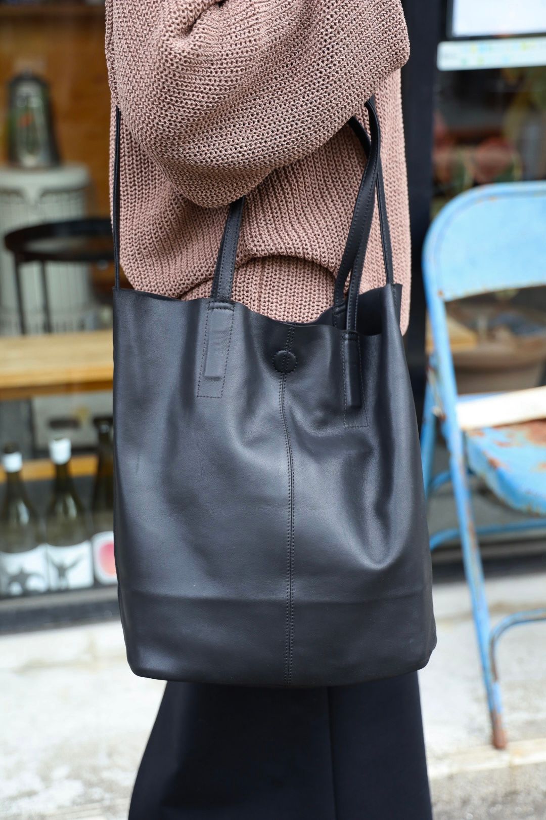 Morphee / モルフェトートバッグ 3WAY MIDIUM TOTE(LONG)BLACK☆再入荷いたしました！