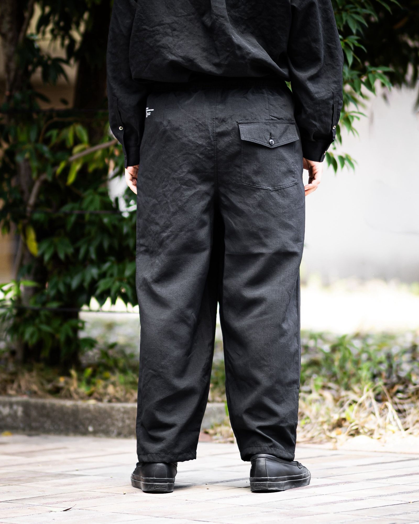 フレッシュサービス 26AW DRY WASHER POPLIN EASY PANTS(FSC263-40064)BLACK