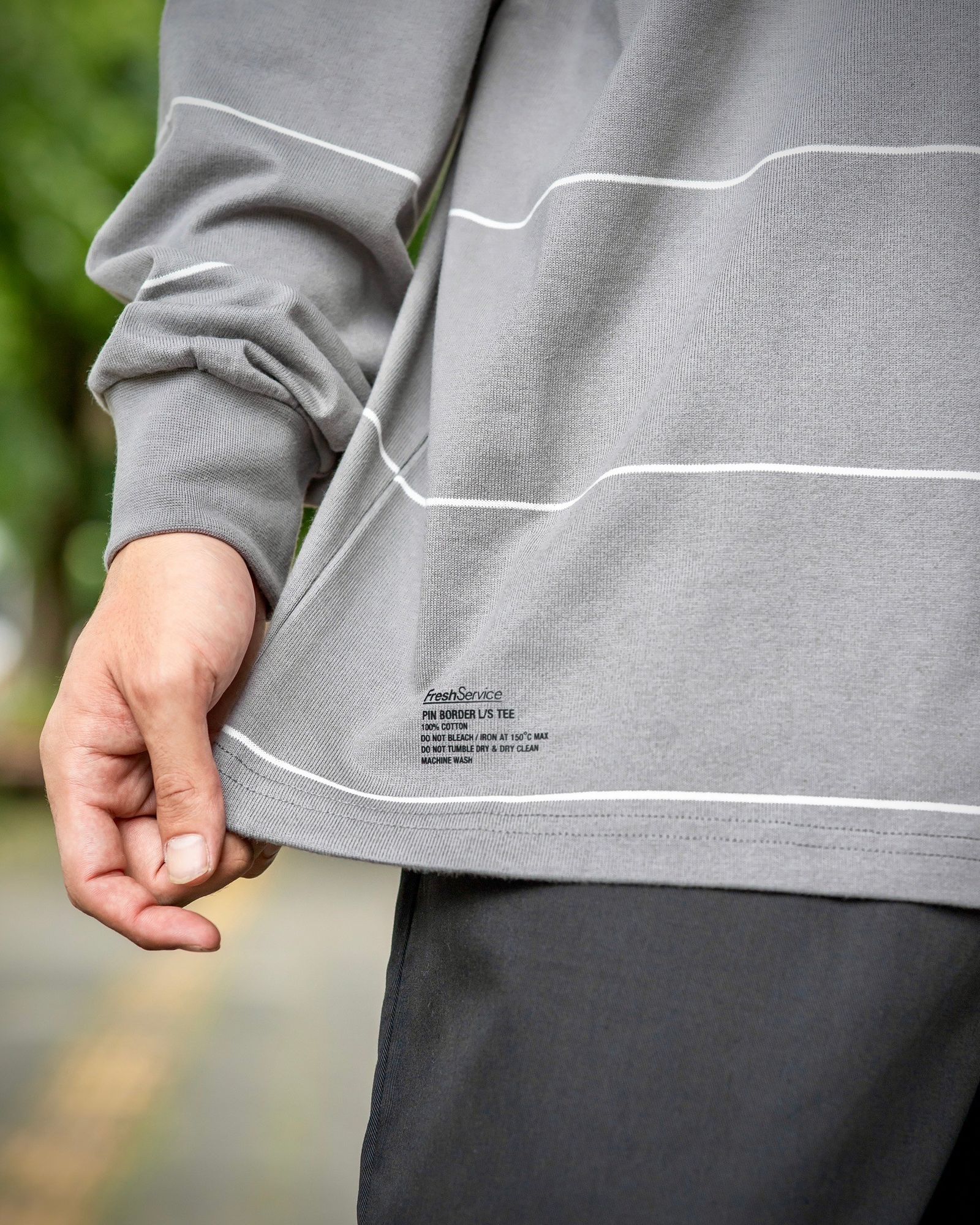 FreshService 新作PIN BORDER L/S TEE style 2024.7.5 | 4986 | mark FreshService 新作PIN BORDER L/S TEE style 2024.7.5 | 4986 | mark