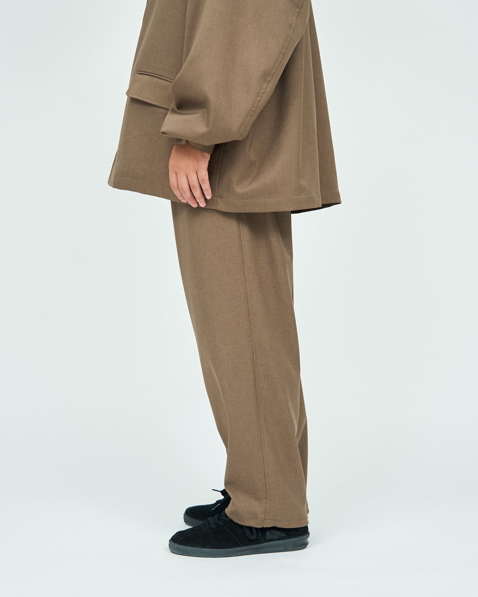 フレッシュサービス WOOLY TWILL TROUSERS(FSC243-40178)BROWN