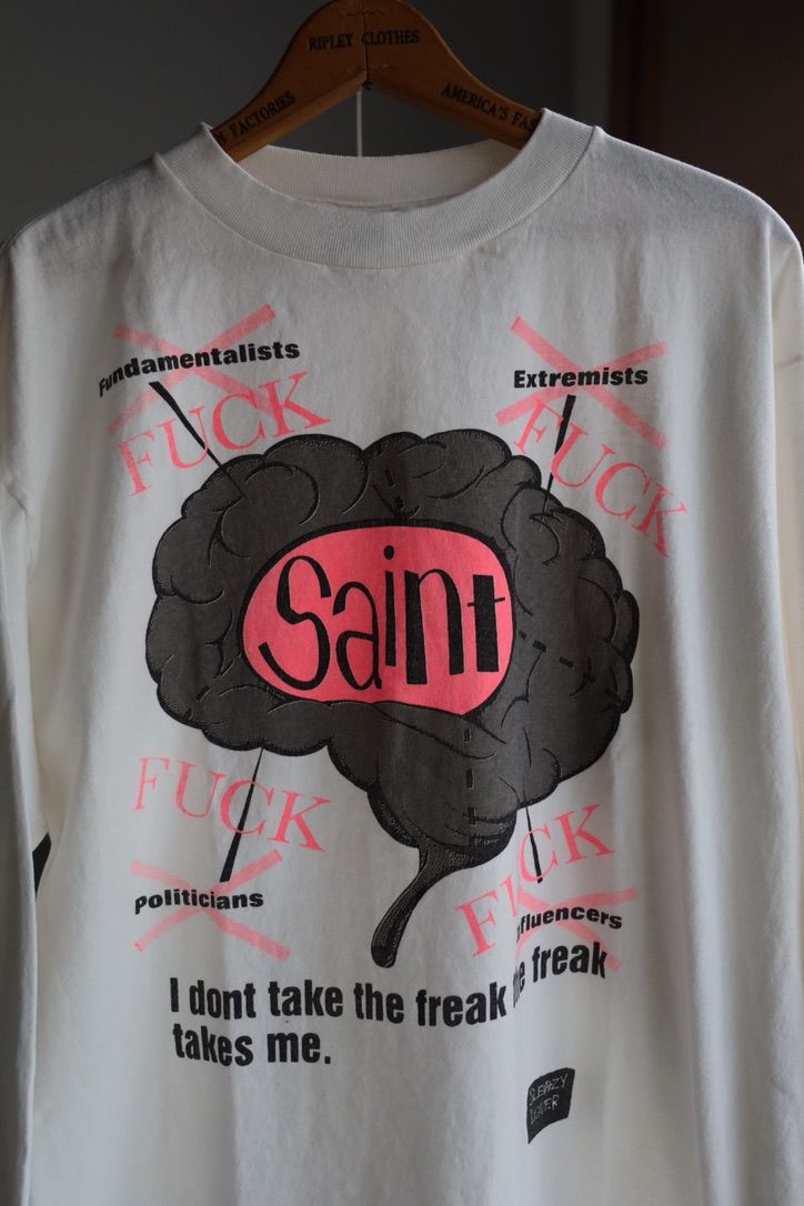 セントマイケル25SS BRAIN LS TEE (SIM-HR8-0000-036)WHITE