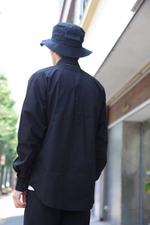 yohji yamamoto Y-CDM定番シャツ"BLACK"Style.2020.8.21.