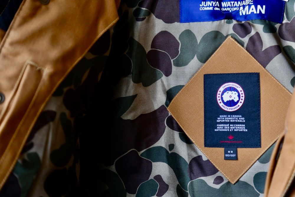 CANADA GOOSE×JUNYA WATANABE MAN綿ダックコラボレーションダウン