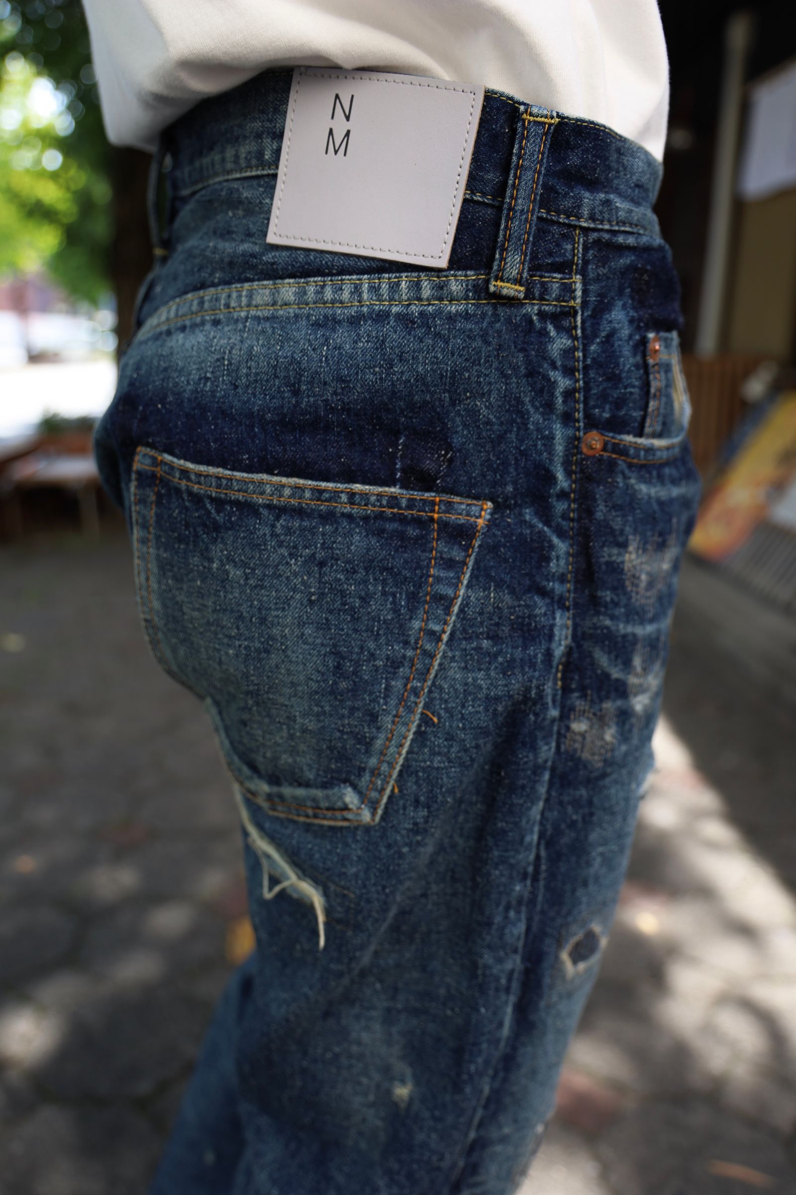 アイジュンヤワタナベマン 24AW New Manual Wネームデニムパンツ アイジュンヤワタナベマン 24AW New Manual Wネームデニムパンツ