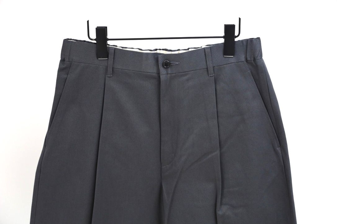 グラフペーパー   Westpoint Chino Wide Straight Trousers(GM263-40165B)C.GRAY☆8月15日(土)発売！