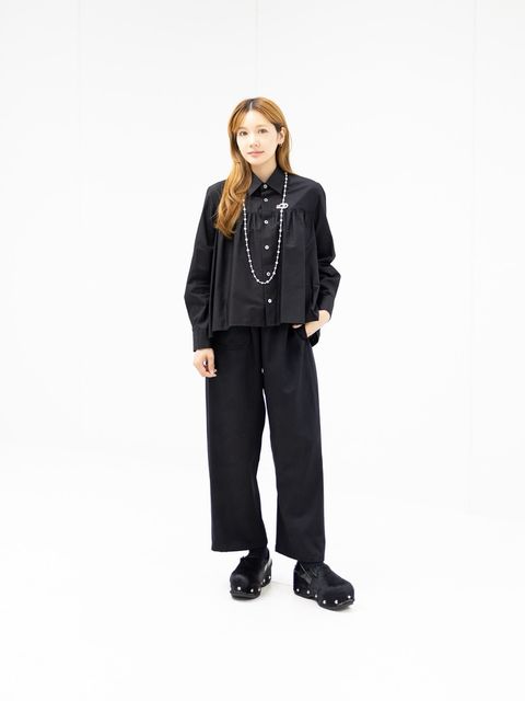 tao 26FW ウールギャバ後染パンツstyle.2026.9.24