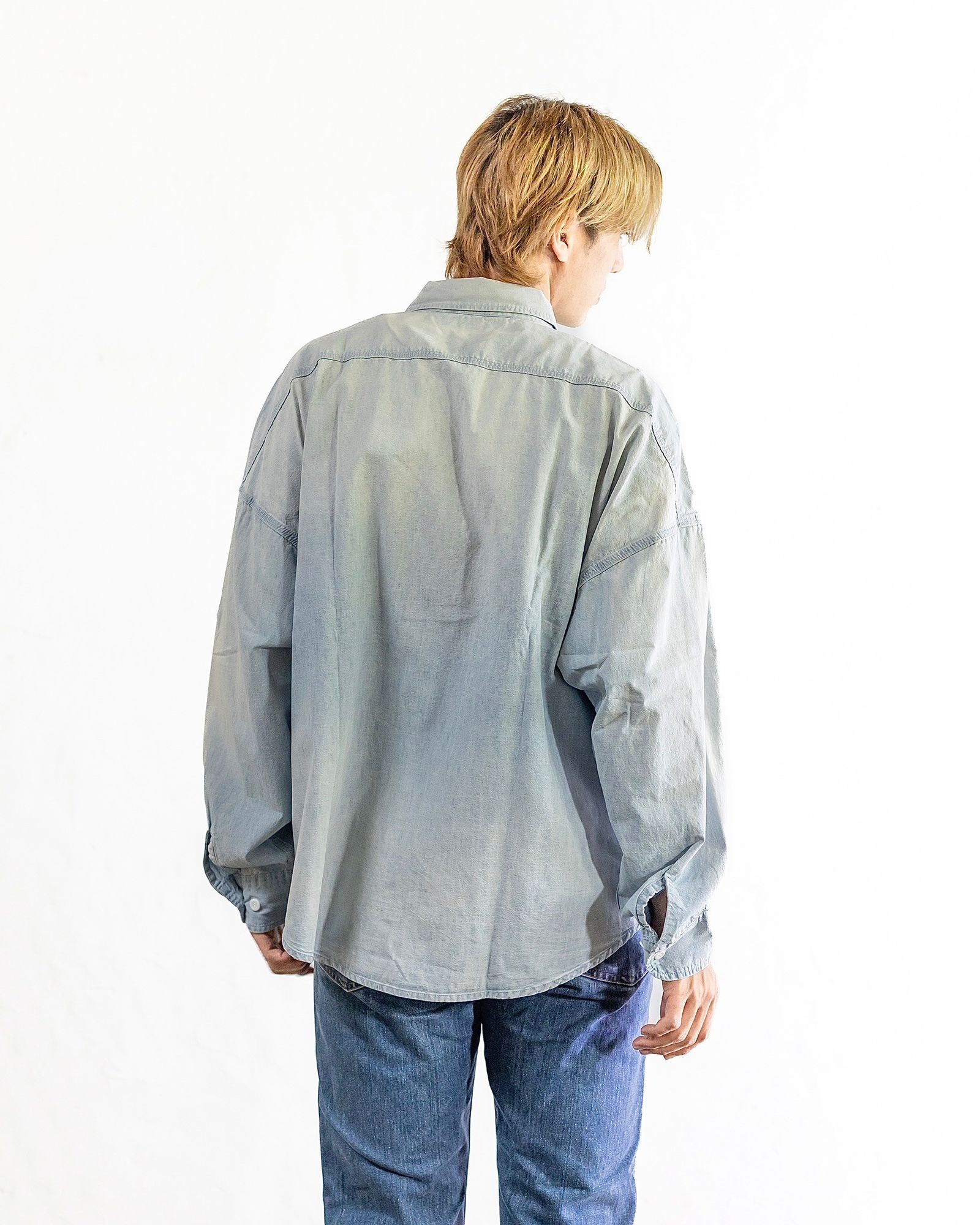 SAINT Mxxxxxx SHIRT/BLUE style 8月10日(土)新作発売！