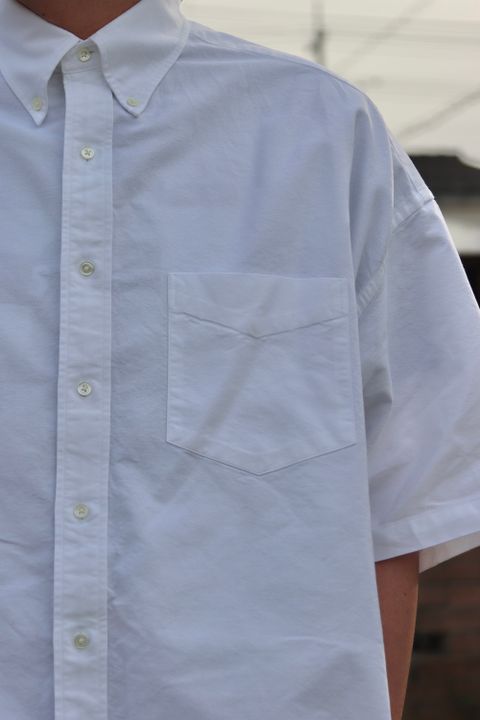 Graphpaper Oxford Oversized S/S B.D Shirt style.2022.5.15.
