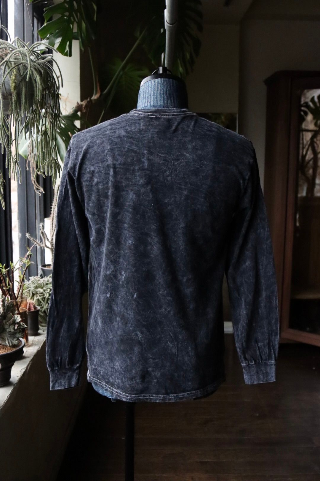 セダンオールパーパス SS24 Oval Logo Mineral Wash L/S Tee(SD24S-CT04)Asphalt