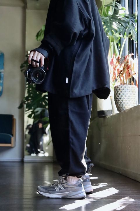 S.F.C 23FW TAILORED SHIRT JACKET"BLACK"スタイル