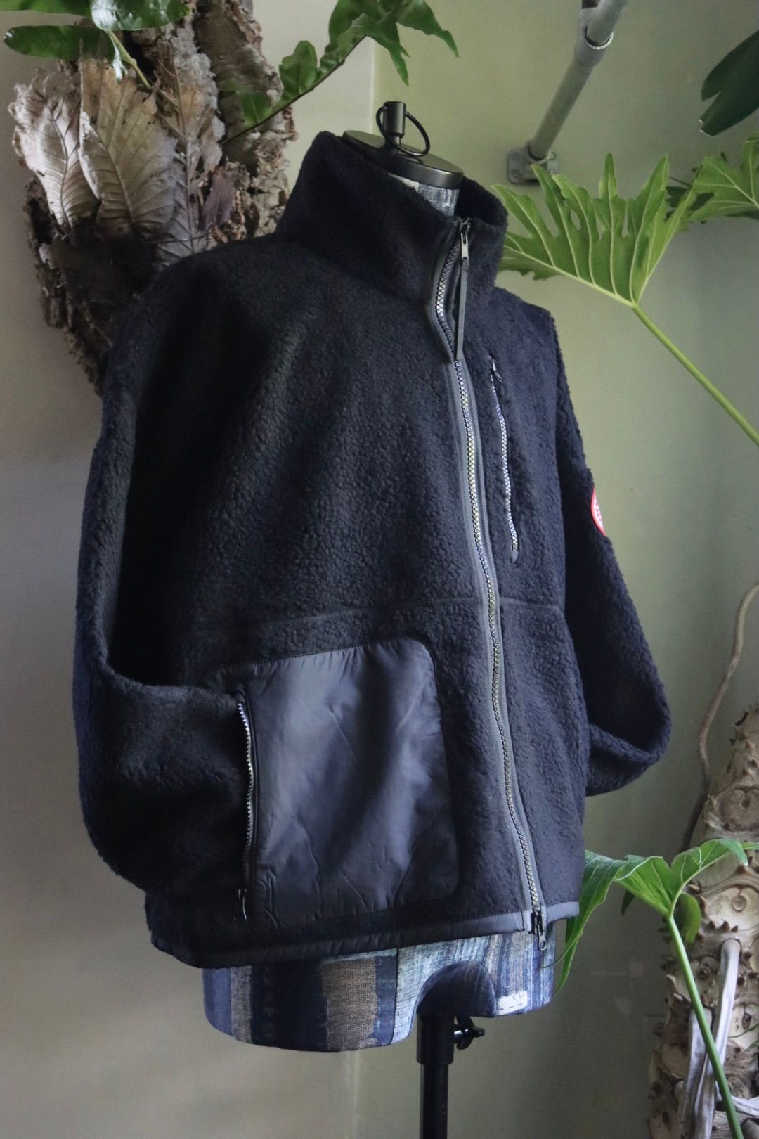 カナダグースレディース Simcoe Fleece Zip-up Sweater Kind High Pile Fleece (1101W) BLACK カナダグース正規取扱店