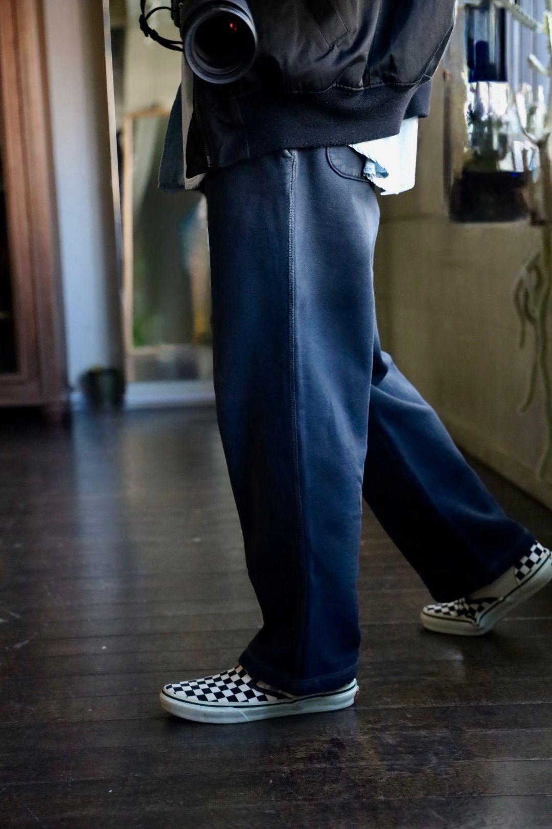 A.PRESSE - アプレッセ Vintage Sweat Pants(25SAP-05-10K)BLACK