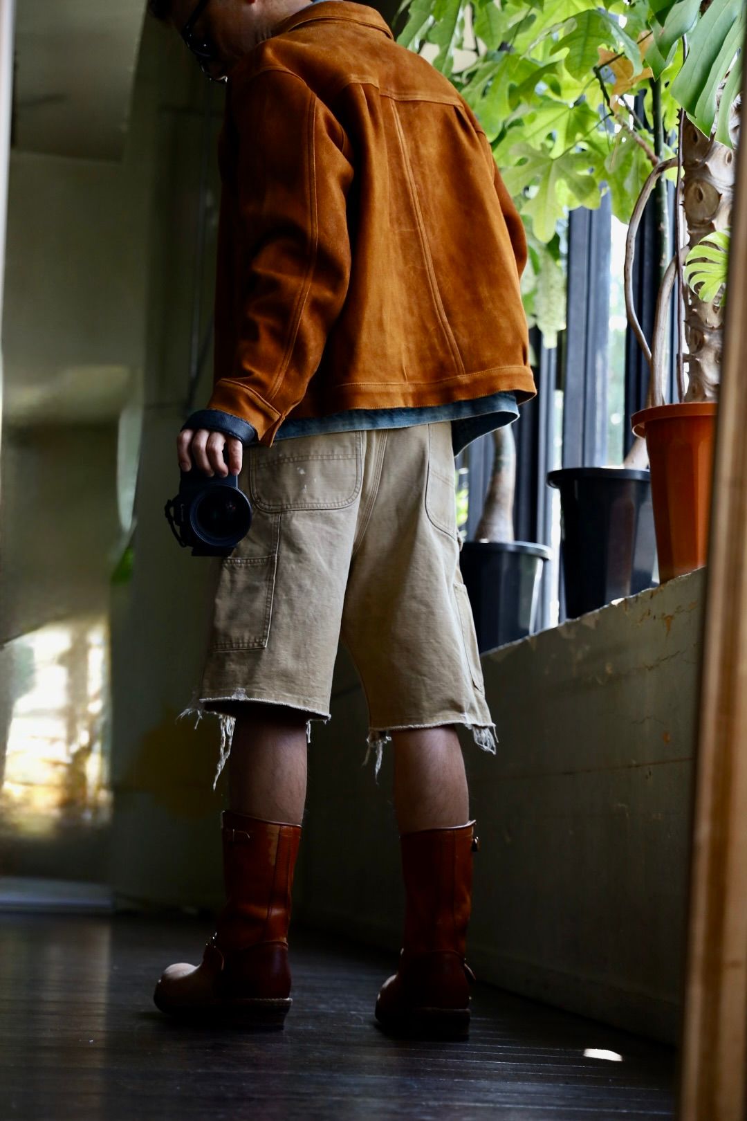 アプレッセ 2025 STYLE2 Vintage Suede Leather No.213 Jacket(25AAP-01-59)