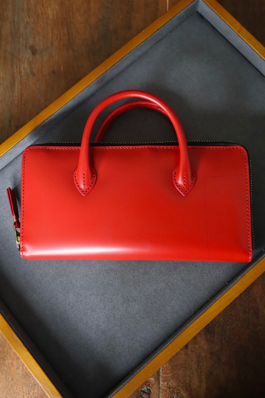 コムデギャルソン 財布 HANDELS BIFOLD ZIP LONG WALLET (8Z-U110-051)RED☆9月27日発売！