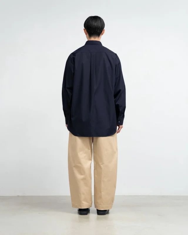 Hight Count Wide Spread Collar Shirt(GM234-50032B)BLACK