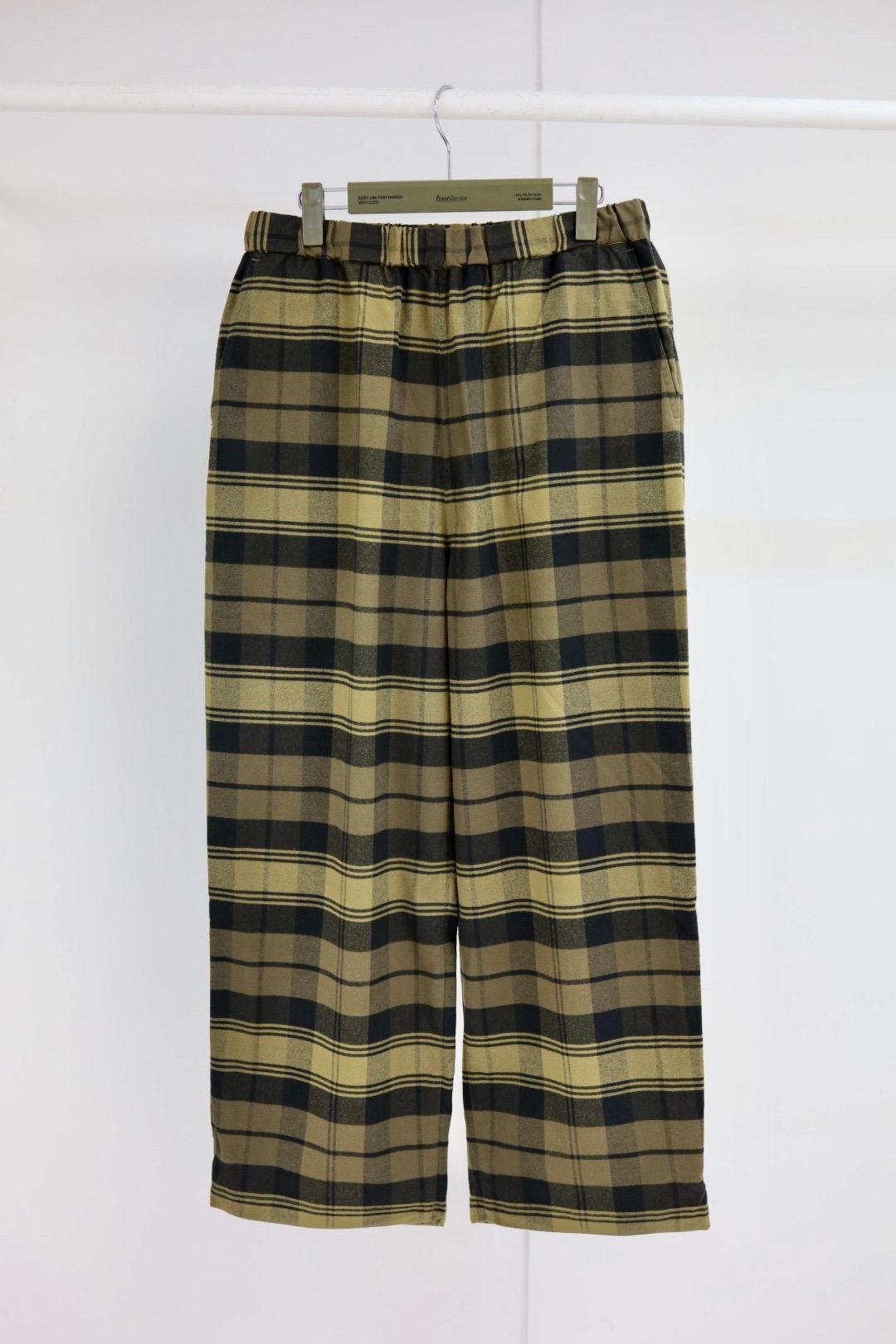 フレッシュサービス FLANNEL CHECK UTILITY OVER PANTS(FSP254-40060)BROWN☆11月15日(土)発売！
