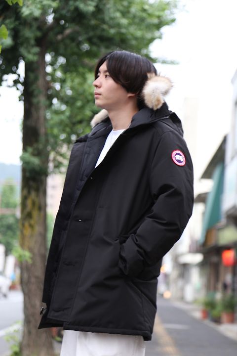 CANADA GOOSE JASPER PARKA"BLACK"style.2020.8.8.