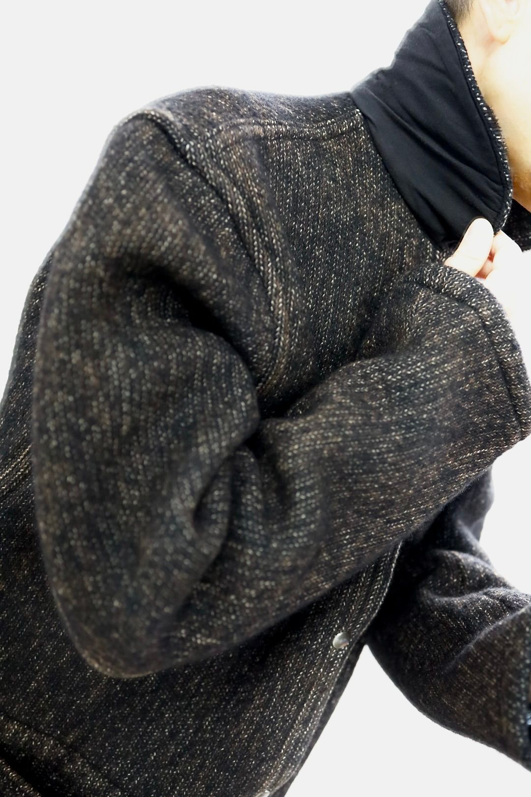 BOW WOW 25FWバウワウ  ジャケットB CLOTH JACKET AGED(BW252-BCJ) AGED MIXED BLACK