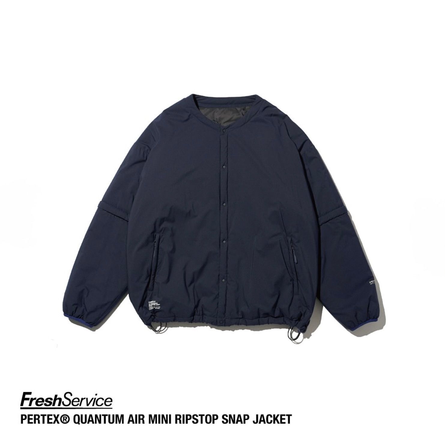 フレッシュサービス PERTEX® QUANTUM AIR MINI RIPSTOP SNAP JACKET(FSC253-30196)NAVY★10月18日(土)発売！