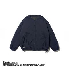 フレッシュサービス PERTEX® QUANTUM AIR MINI RIPSTOP SNAP JACKET(FSC253-30196)NAVY★10月18日(土)発売！