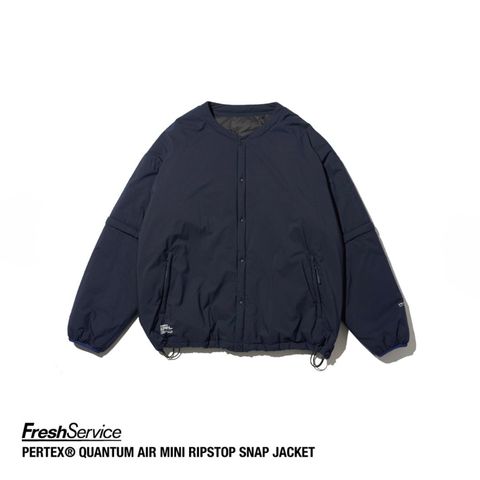 フレッシュサービス PERTEX® QUANTUM AIR MINI RIPSTOP SNAP JACKET(FSC253-30196)NAVY★10月18日(土)発売！