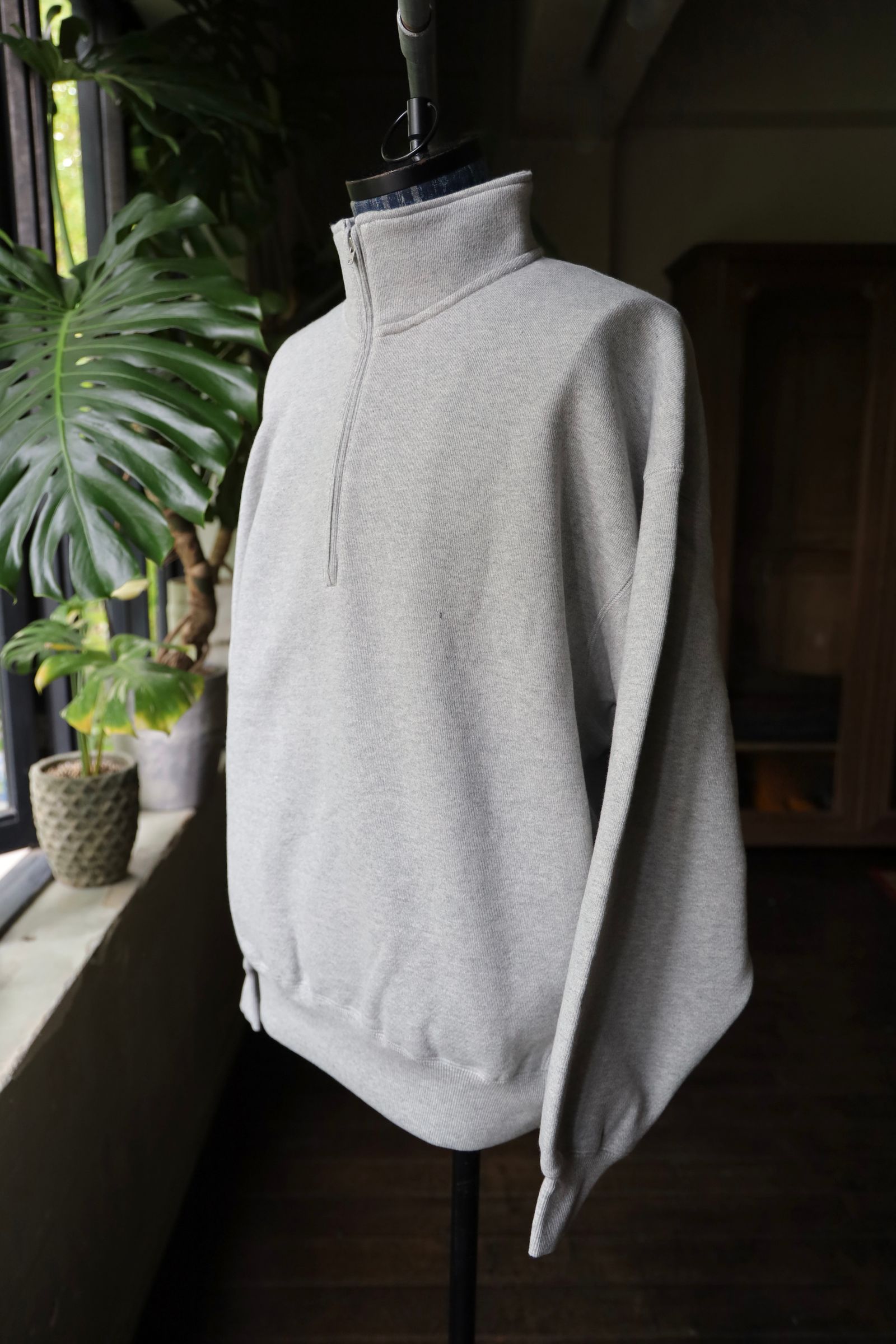 フレッシュサービス HEAVY OZ  HALF ZIP  PULLOVER(FSC244-70162)H.GRAY
