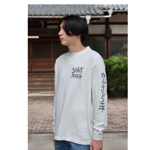 ©SAINT M×××××× LS TEE_SAINTDEATH(SM-A21-0000-020)WHITE style