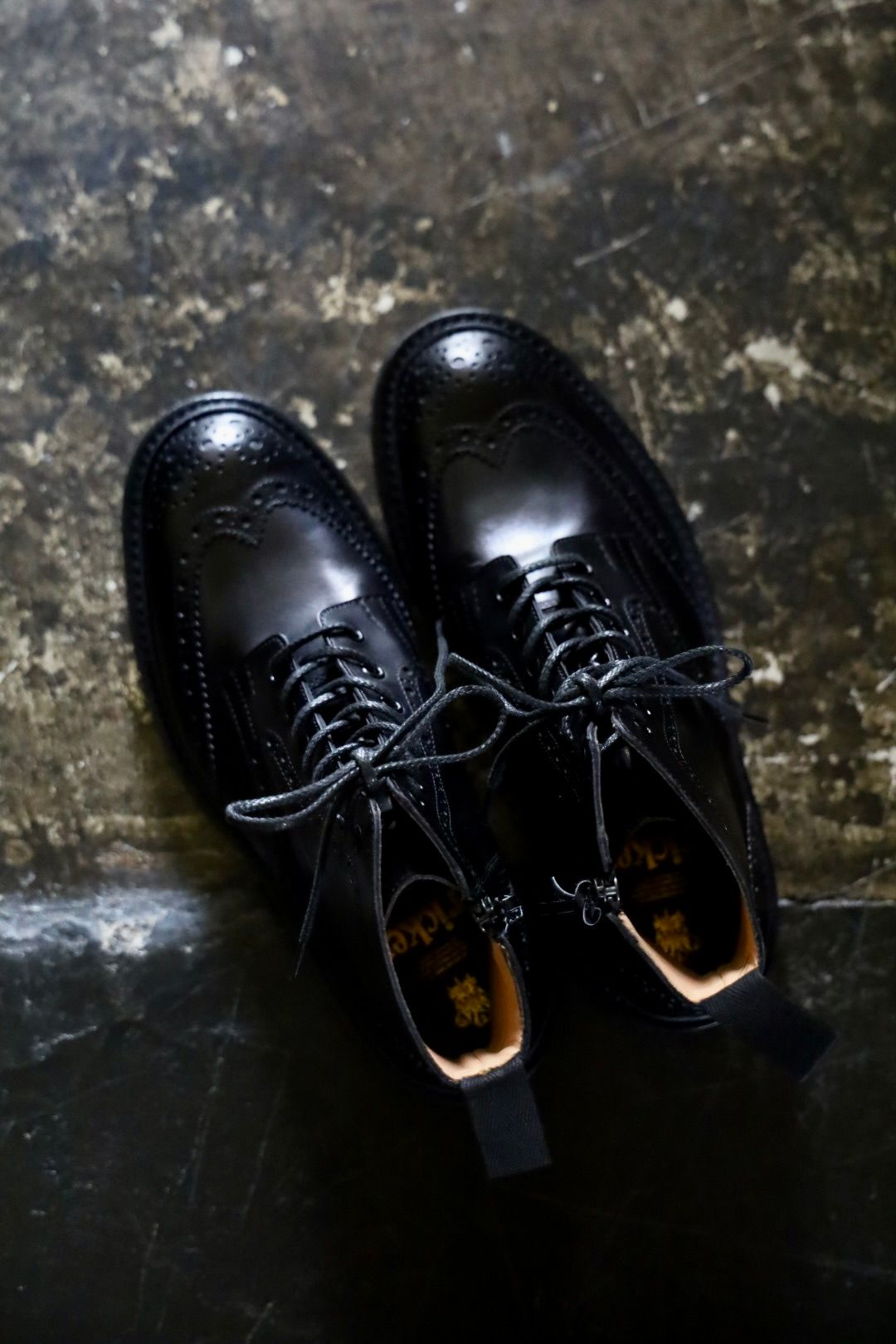 COMME des GARCONS HOMME - コムデギャルソンオム24AW Tricker'sコラボブーツ(HN-K103-001)BLACK  | mark