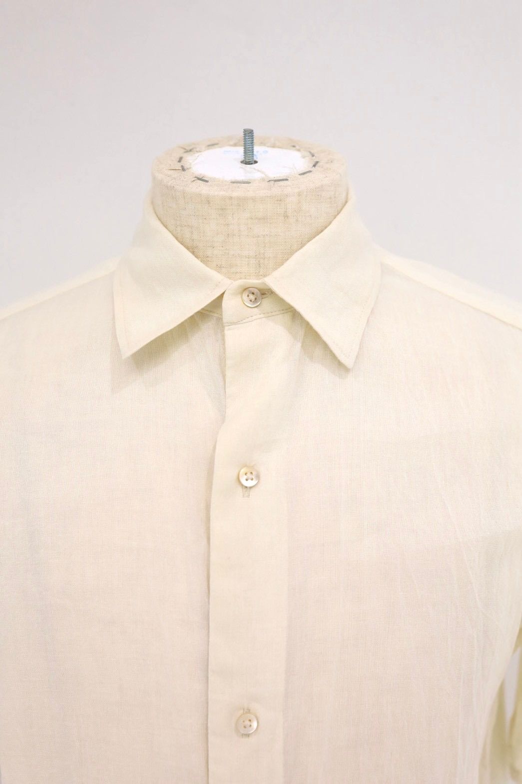 blurhms 26SS Women's Silk-Co Voile Half-Sleeve Shirt(BHS26S036SiCo)Ivory☆3月27日(金)新作発売！