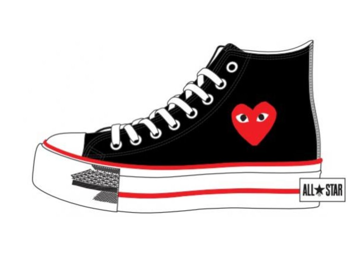 プレイコムデギャルソン PLAY CONVERSE CHUCK TAYLOR(AZ-K124-001-1)BLACK