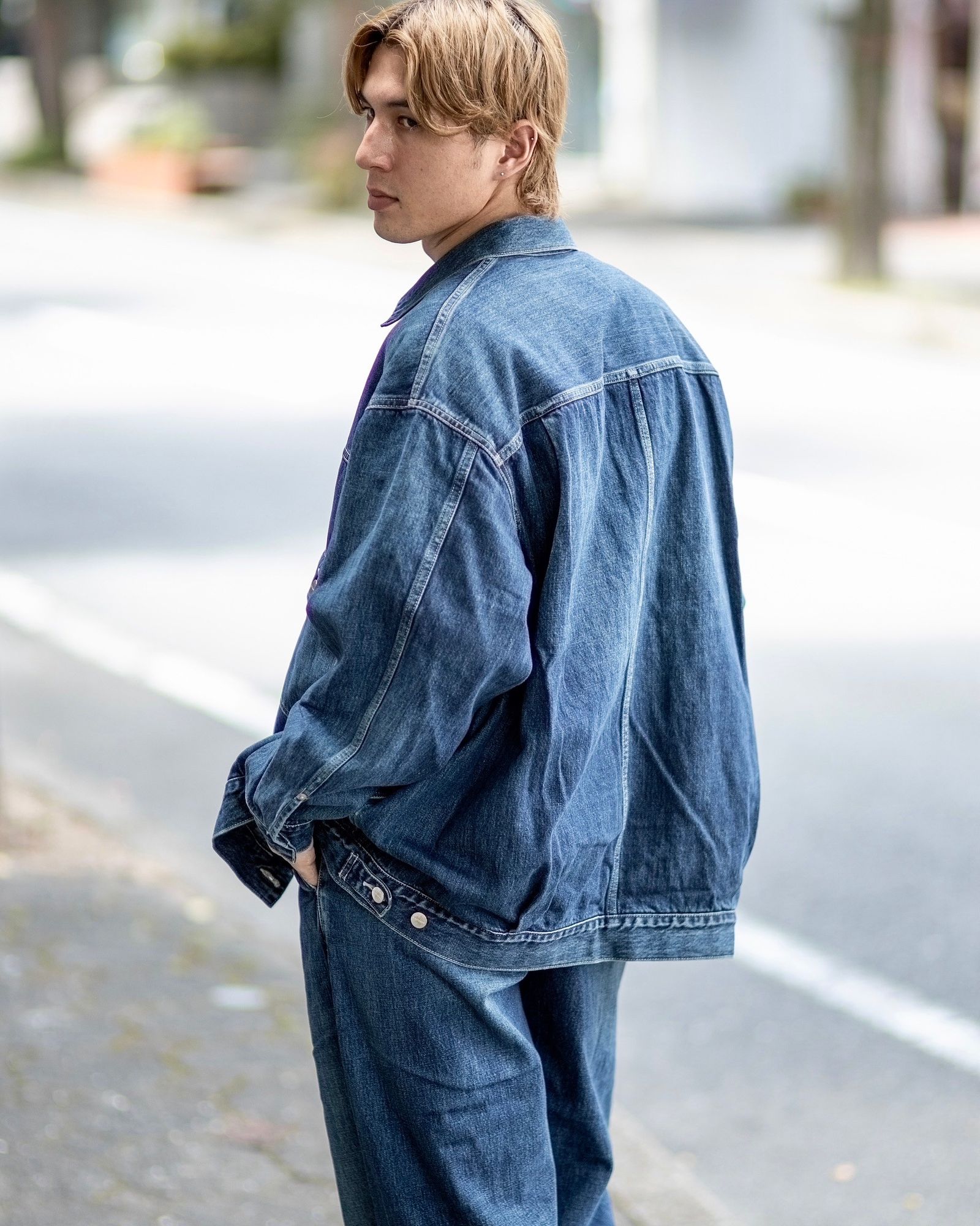 Graphpaper Selvage Denim Jacket style 2024.7.27日発売