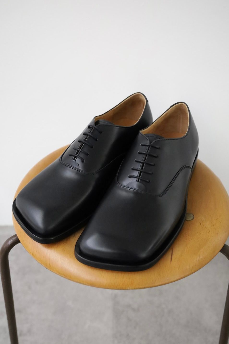 エンダースキーマ 25SA 革靴 bear foot balmoral(xu-s-bfb)black