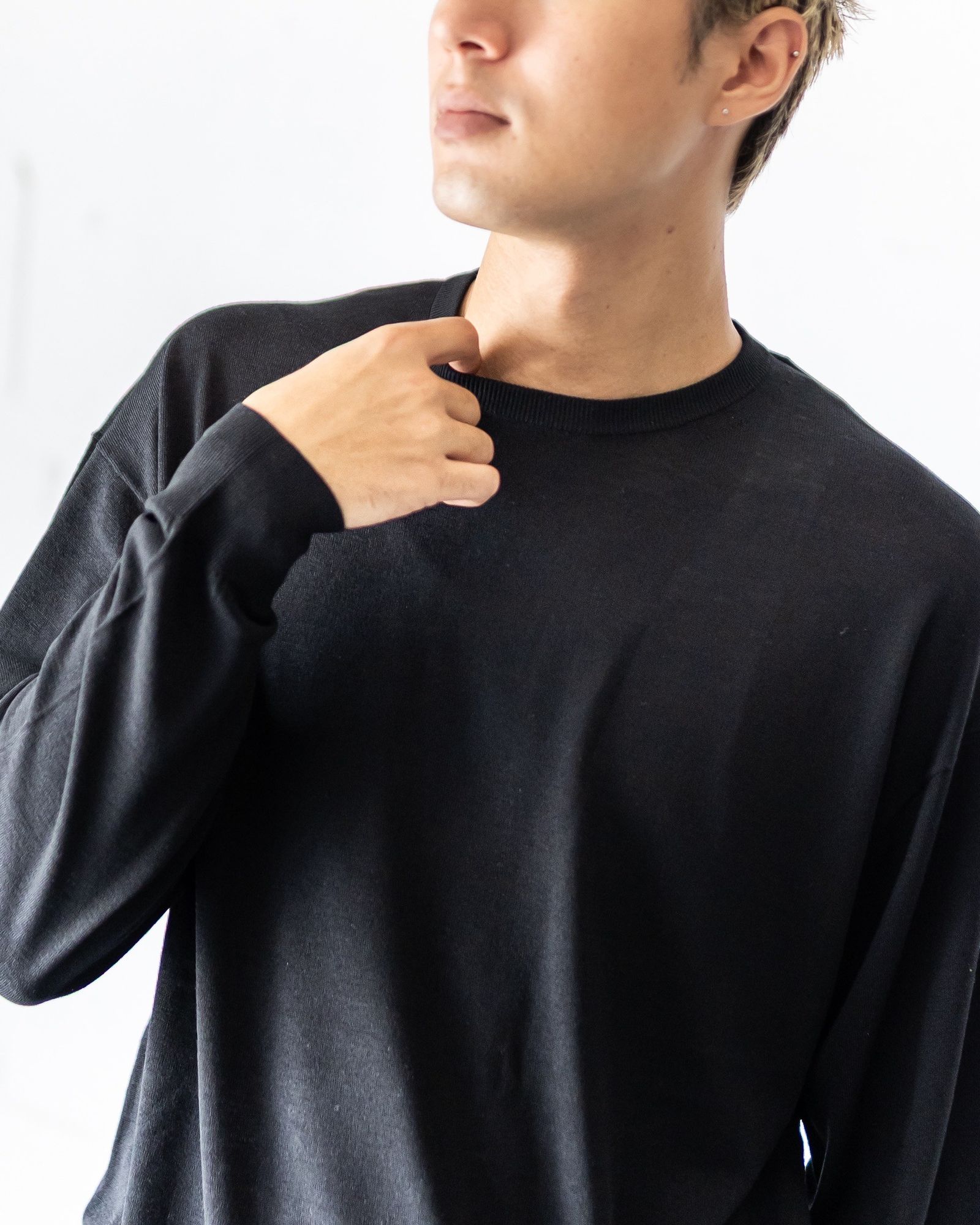 Graphpaper High Gauge L/S Oversized Crew Neck Knit 8月23日(土)新作発売！