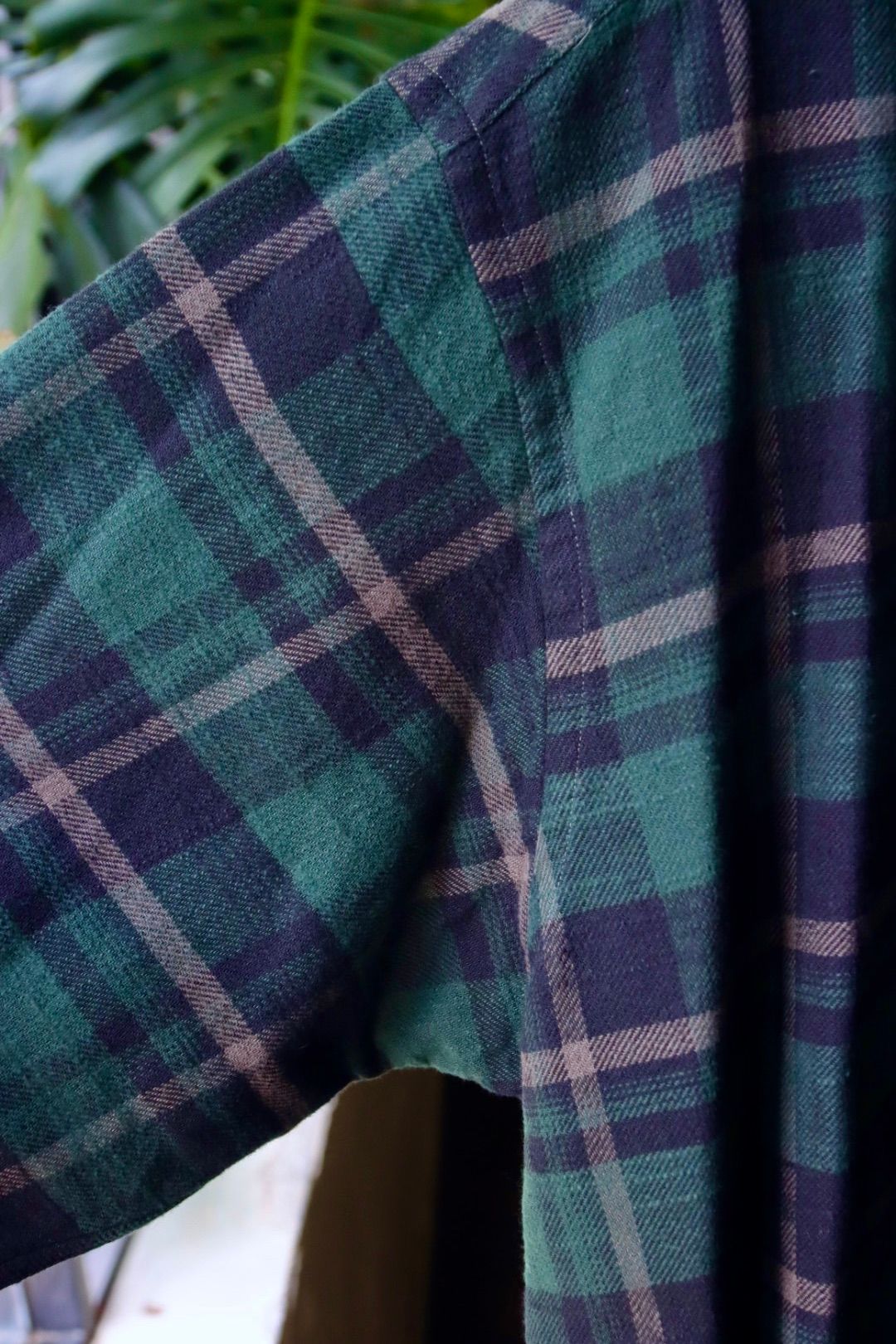 セダンオールパーパスFW23 Twill Plaid Big BD Shirt (SD23F-SH03)Green Plaid
