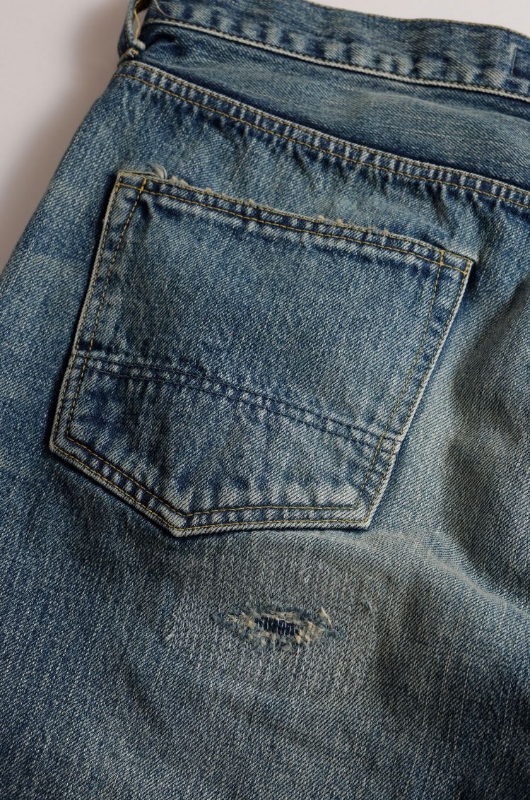 ファンダメンタル デニムパンツ CLASSIC STRAIGHT DENIM CS124 (FA25/MG124)INDIGO