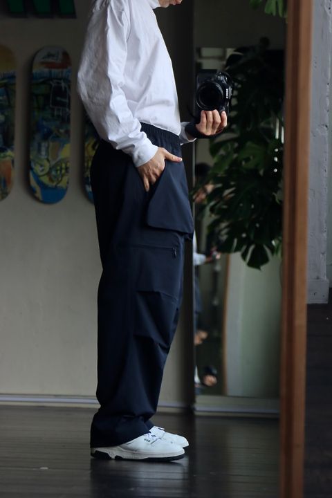 FreshService 23SS SOLOTEX TWILL FUNCTIONAL BLOUSON"NAVY"スタイル