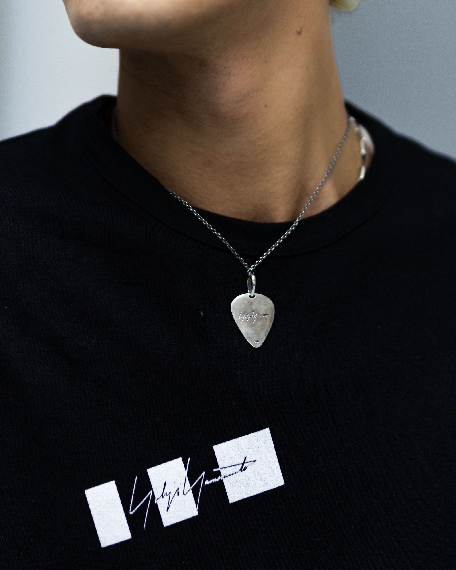 Yohji Yamamoto 26SS SILVER950  ギターピックペンダント(HA-A57-920)SILVER★新作発売！