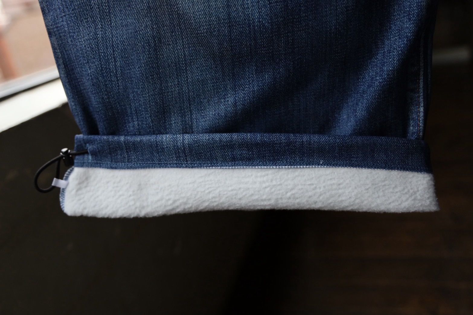トーキングアバウト ジ アブストラクション 25AW DENIM PRINT FLEECE LINING WIDE PT(2526AW-PT-002F)BLUE☆新作発売！
