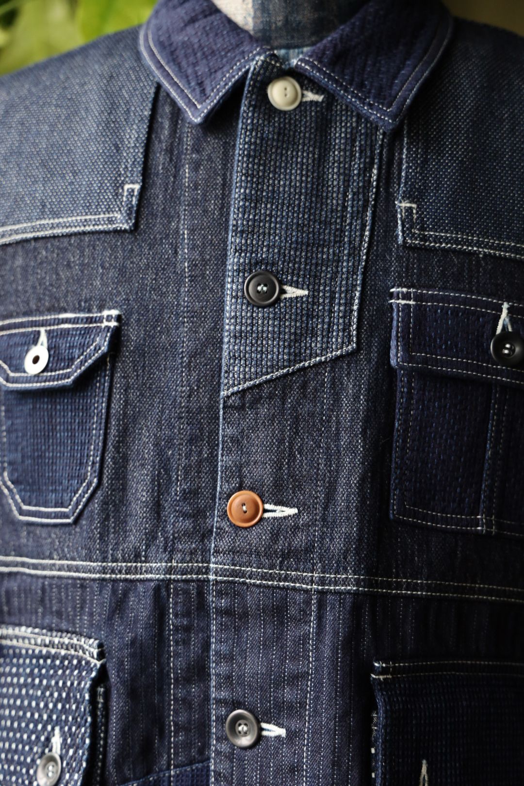 ファンダメンタル デニムシャツ COVERALL JACKET RINSE(FA25JK31R)INDIGO☆新作発売！