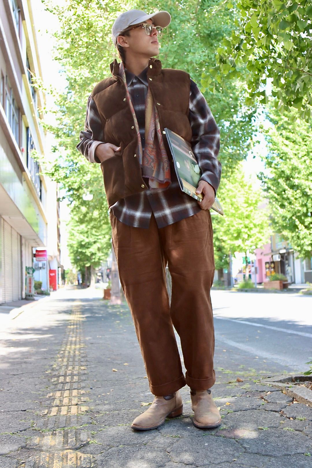 A.PRESSE - アプレッセ23AWダウンベストSuede Down Vest(23AAP-01-27H ...