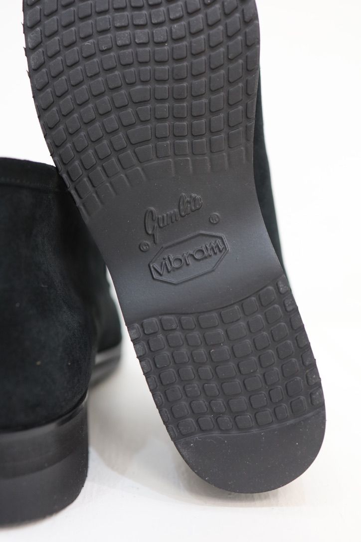 FOOTWORKSフットワークス  チロリアンシューズ Tyrolean shoes in suede leather(F02-0003_M)BLACK☆新作発売！