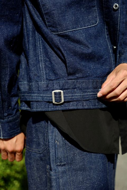 A.PRESSE Roval Canadian Navy Denim Work Jacket セットアップスタイル